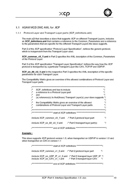 文件:XCP -Part 4- Interface Specification -1.0.pdf