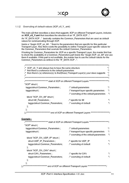 文件:XCP -Part 4- Interface Specification -1.0.pdf