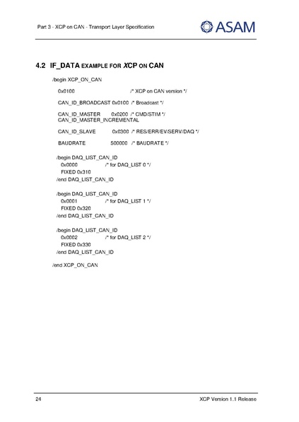 文件:ASAM XCP Part3-Transport-Layer-Specification XCPonCAN V1-1-0.pdf