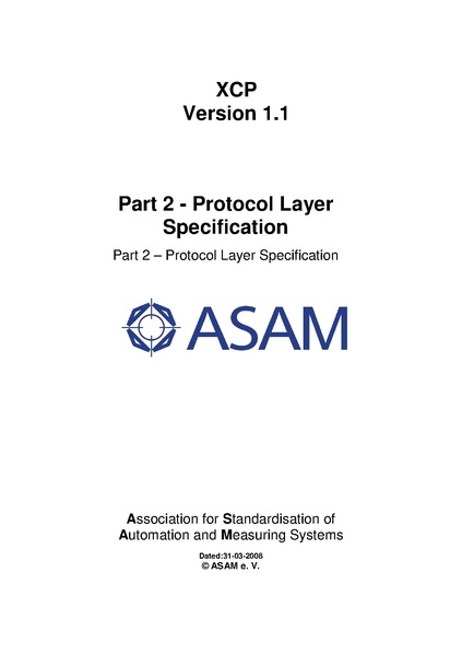 文件:ASAM XCP Part2-Protocol-Layer-Specification V1-1-0.pdf