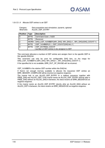 文件:ASAM XCP Part2-Protocol-Layer-Specification V1-1-0.pdf
