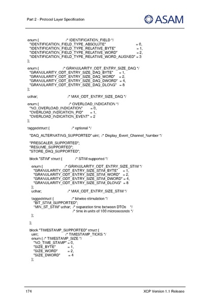 文件:ASAM XCP Part2-Protocol-Layer-Specification V1-1-0.pdf