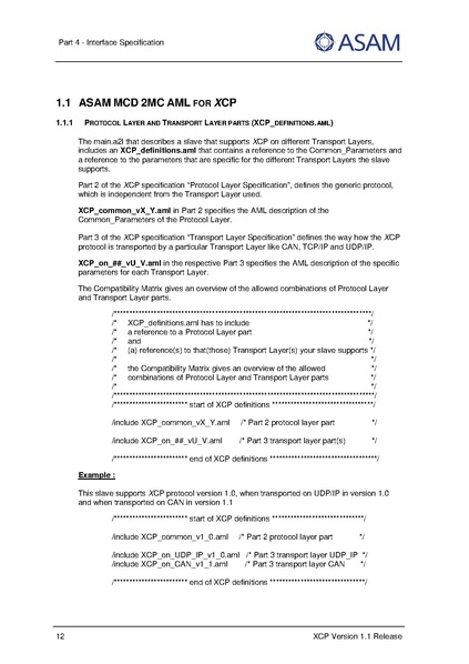 文件:ASAM XCP Part4-Interface-Specification V1-1-0.pdf