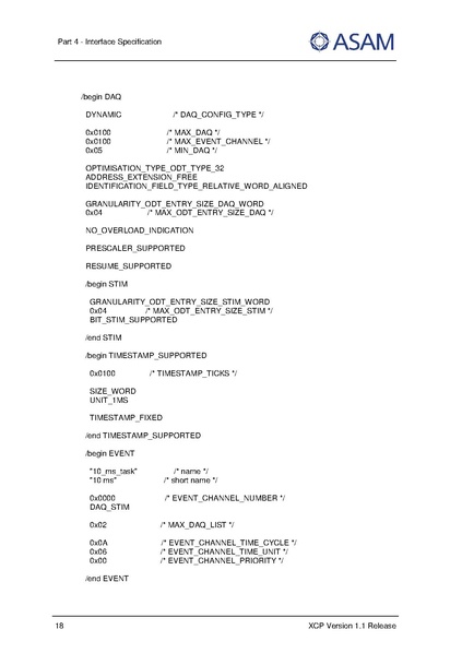 文件:ASAM XCP Part4-Interface-Specification V1-1-0.pdf