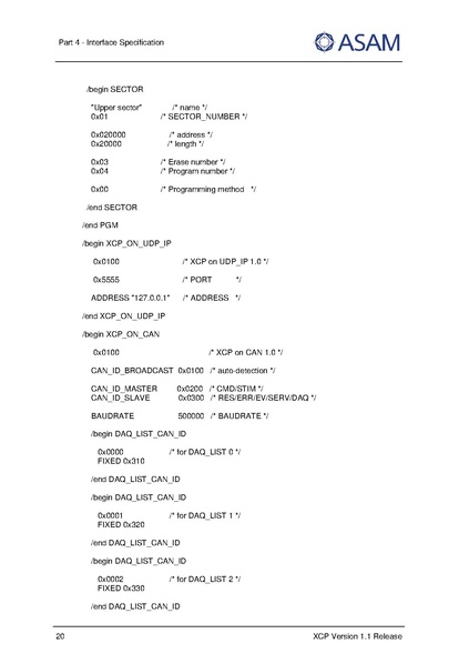 文件:ASAM XCP Part4-Interface-Specification V1-1-0.pdf