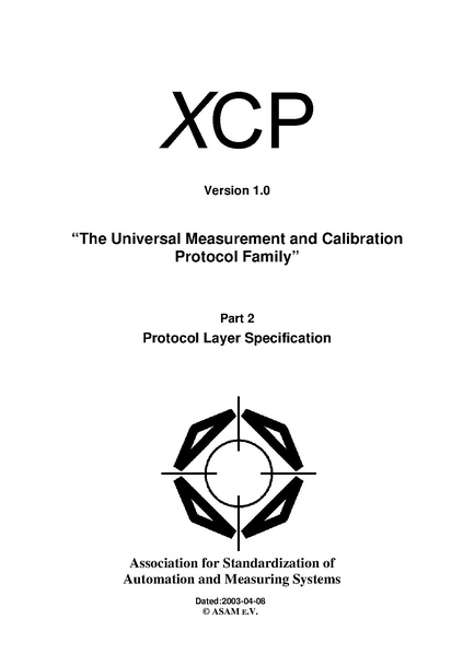 文件:XCP -Part 2- Protocol Layer Specification -1.0.pdf