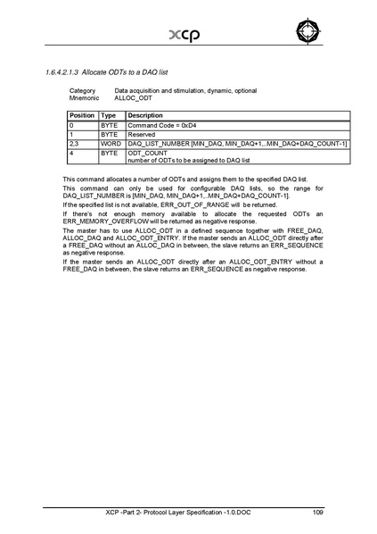 文件:XCP -Part 2- Protocol Layer Specification -1.0.pdf