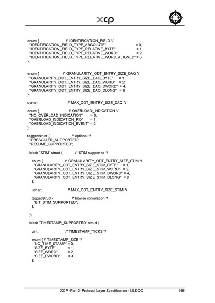 文件:XCP -Part 2- Protocol Layer Specification -1.0.pdf