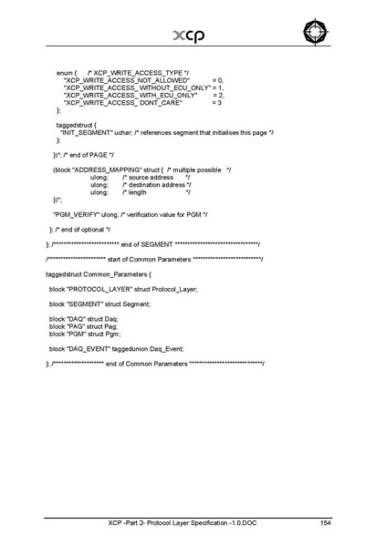 文件:XCP -Part 2- Protocol Layer Specification -1.0.pdf