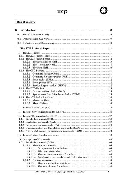 文件:XCP -Part 2- Protocol Layer Specification -1.0.pdf
