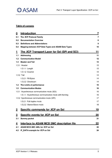 文件:ASAM XCP Part3-Transport-Layer-Specification XCPonSxI V1-1-0.pdf