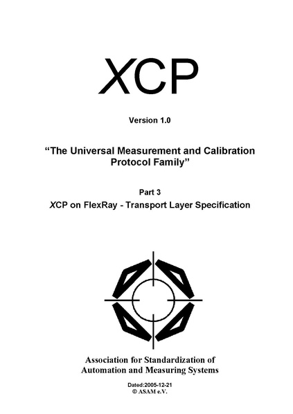 文件:XCP -Part 3- Transport Layer Specification XCP on FlexRay-1.0.pdf