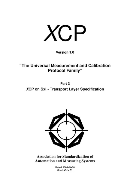 文件:XCP -Part 3- Transport Layer Specification XCP on SxI -1.0.pdf